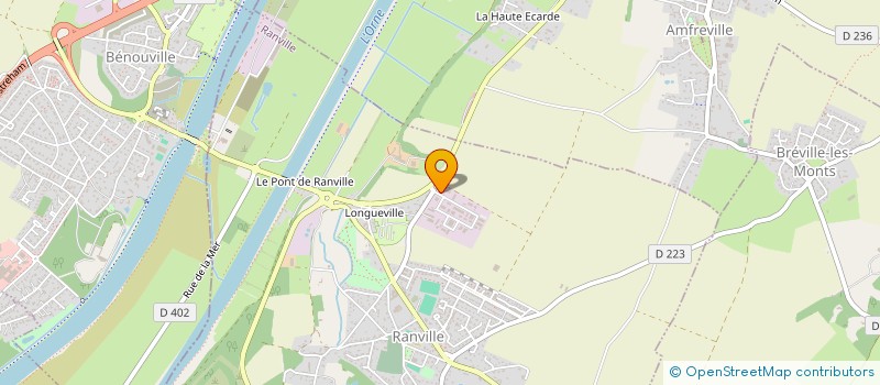 localisation de l'entreprise ACR  RANVILLE