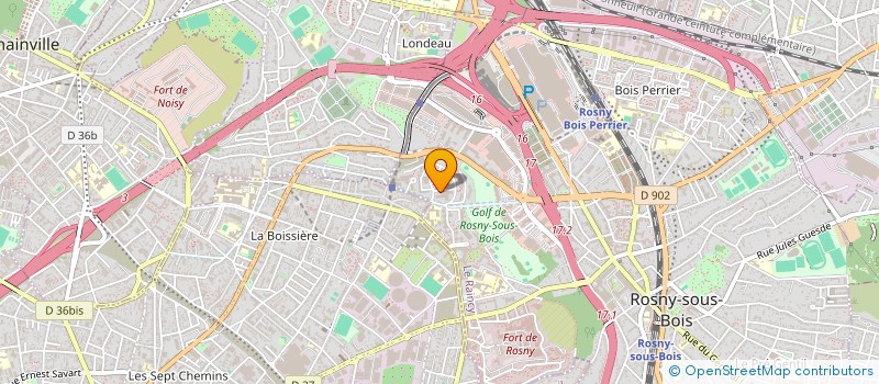 localisation de l'entreprise ACR à ROSNY-SOUS-BOIS