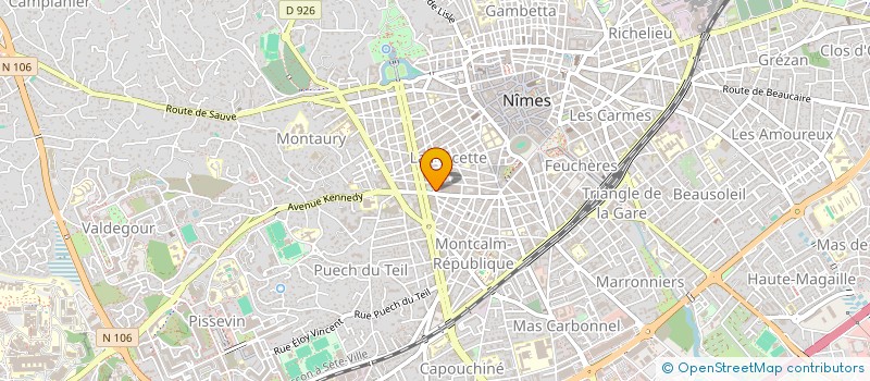 localisation de l'entreprise ACR AGRICOLE  NIMES