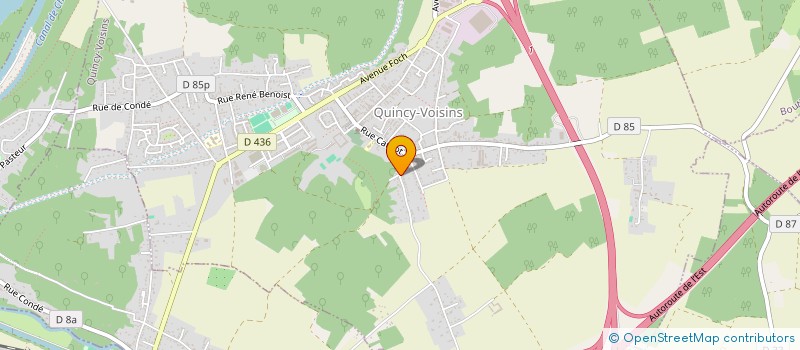 localisation de l'entreprise ACR AMBULANCE à COUILLY-PONT-AUX-DAMES