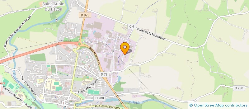 localisation de l'entreprise ACR ANJOU BLEU à SEGRE-EN-ANJOU BLEU