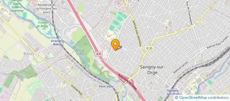 localisation de l'entreprise ACR AUTOS 91 à SAVIGNY-SUR-ORGE