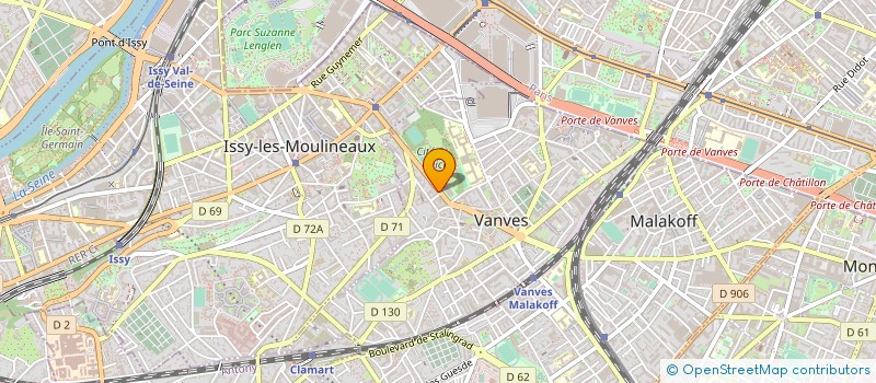 localisation de l'entreprise ACR BATIMENT SAS  VANVES