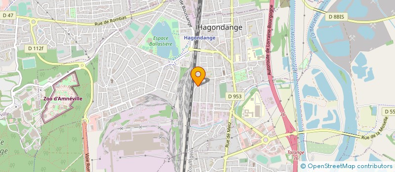 localisation de l'entreprise ACR BATIMENTS  HAGONDANGE