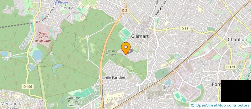 localisation de l'entreprise ACR&CO à CLAMART