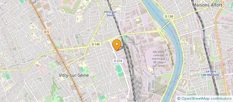 localisation de l'entreprise ACR ENERGY SYSTEM à VITRY-SUR-SEINE