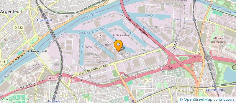 localisation de l'entreprise ACR GROUP à GENNEVILLIERS