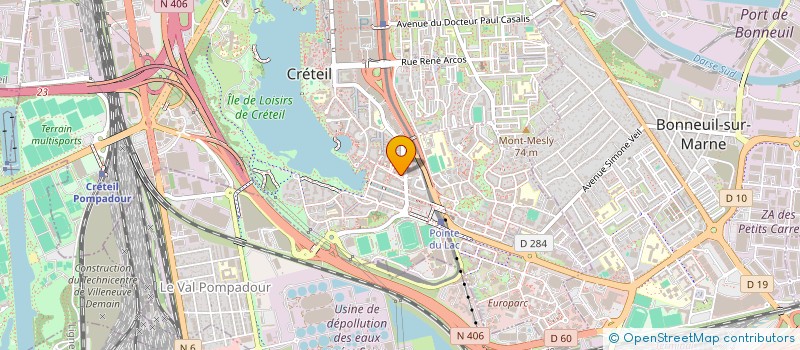 localisation de l'entreprise ACR GROUPE  CRETEIL