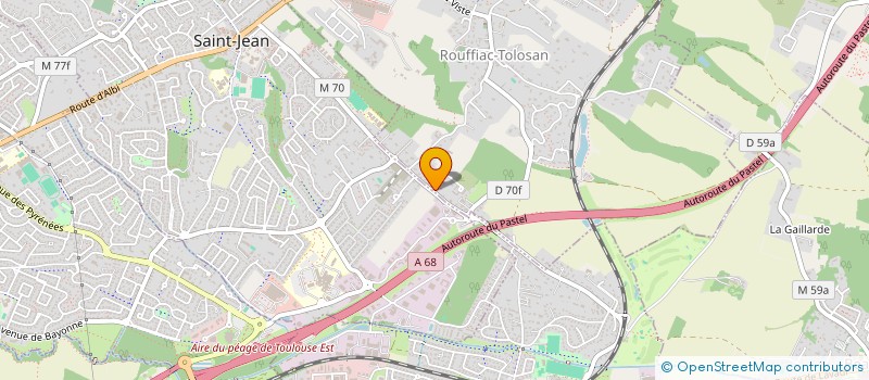 localisation de l'entreprise ACR IMMO  ROUFFIAC-TOLOSAN