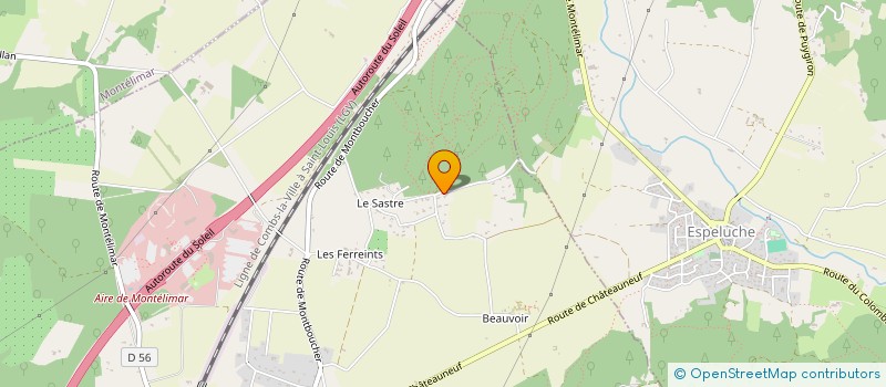 localisation de l'entreprise ACR INVEST à ALLAN