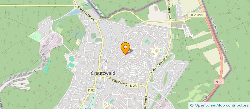 localisation de l'entreprise ACR PARTNER  CREUTZWALD