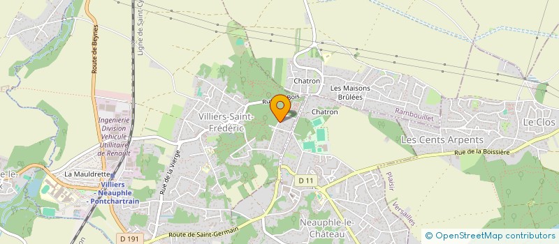 localisation de l'entreprise ACR RENOVATION  VILLIERS-SAINT-FREDERIC