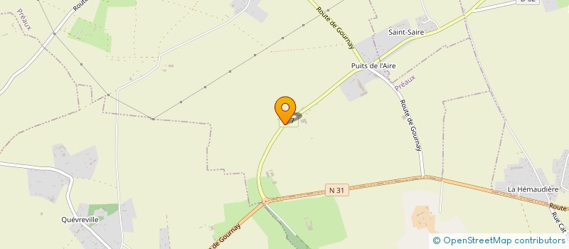 localisation de l'entreprise ACR SARL  PREAUX