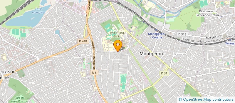 localisation de l'entreprise ACR SAS à MONTGERON