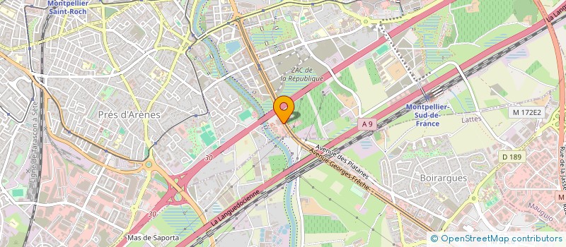 localisation de l'entreprise ACR STUDIO à MONTPELLIER