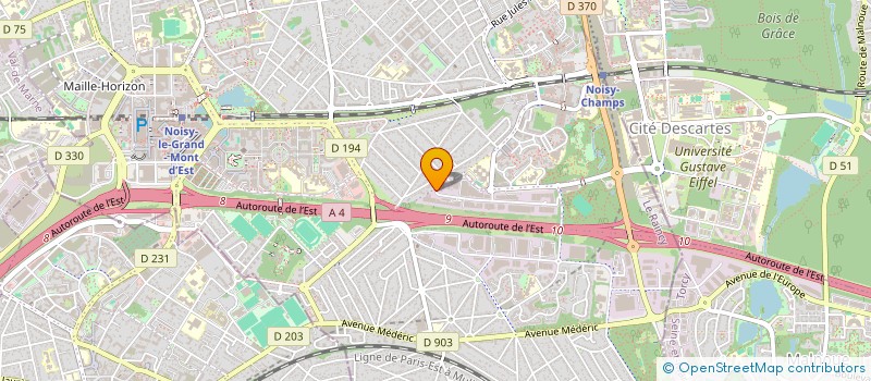 localisation de l'entreprise ACR SYSTEMS  NOISY-LE-GRAND