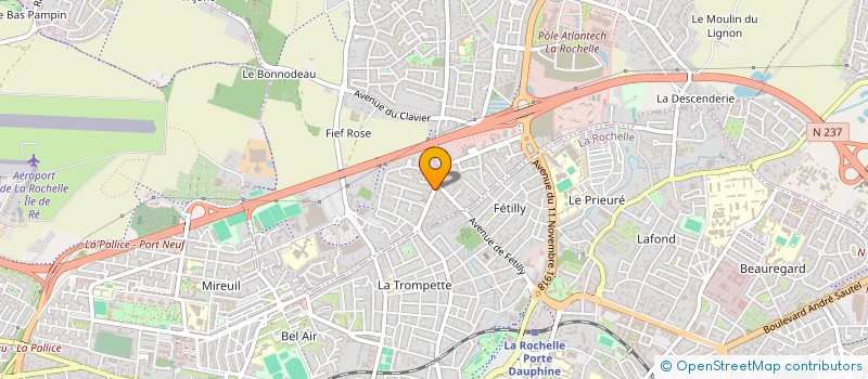 localisation de l'entreprise ACRA ARCHITECTURE  LAGORD