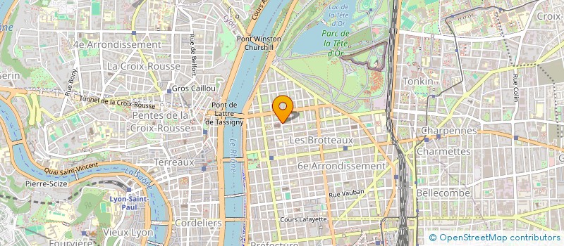 localisation de l'entreprise ACRAF 69  LYON