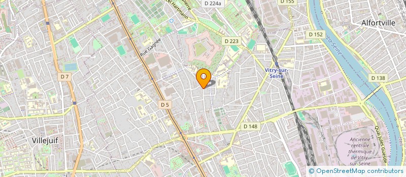 localisation de l'entreprise ACRBAT  VITRY-SUR-SEINE