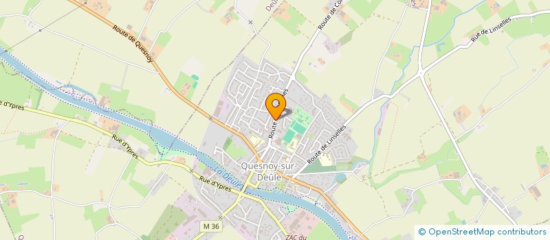 localisation de l'entreprise ACRC à QUESNOY-SUR-DEULE