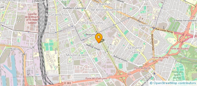 localisation de l'entreprise ACRE  LYON