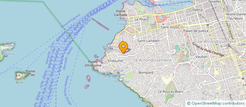 localisation de l'entreprise ACREATIONS13 à MARSEILLE
