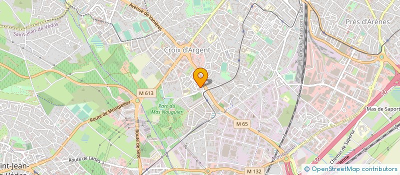 localisation de l'entreprise ACREER GESTION à MONTPELLIER