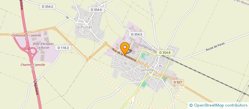 localisation de l'entreprise ACREMIS à JANVILLE-EN-BEAUCE