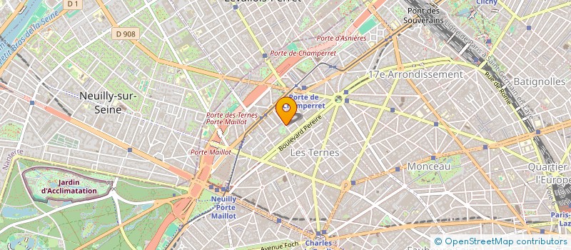 localisation de l'entreprise ACRI  PARIS