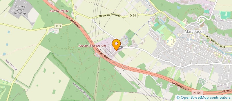 localisation de l'entreprise ACRILYS  MARCOUSSIS