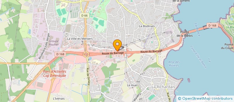 localisation de l'entreprise ACRIMA NAVALE  LA RICHARDAIS