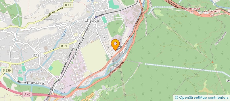 localisation de l'entreprise ACRO - B.T.P.  PASSY