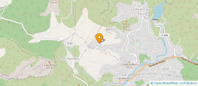 localisation de l'entreprise ACRO'BAT 83 à LE REVEST-LES-EAUX
