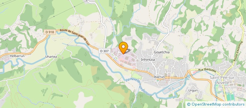 localisation de l'entreprise ACRO CHEZ VOUS à SAINT-PEE-SUR-NIVELLE