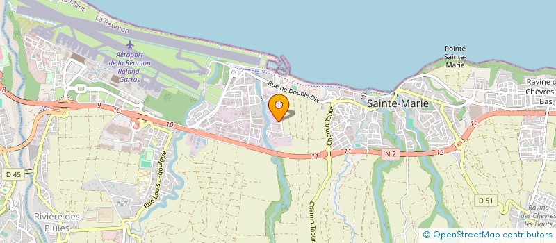 localisation de l'entreprise ACRO-JUMP SAINT DENIS  SAINTE-MARIE