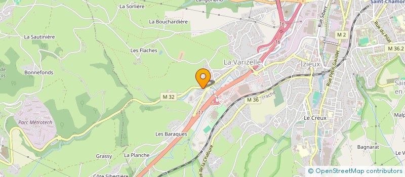 localisation de l'entreprise ACRO-LOIRE à SAINT-CHAMOND