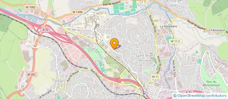 localisation de l'entreprise ACRO'PARK42  SAINT-PRIEST-EN-JAREZ