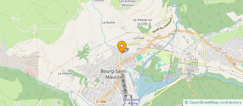 localisation de l'entreprise ACRO-POLES à BOURG-SAINT-MAURICE