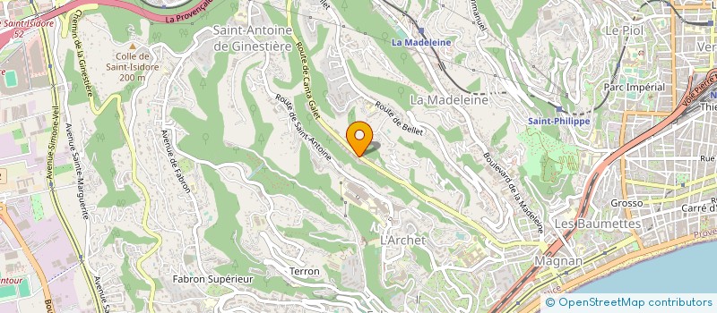 localisation de l'entreprise ACRO SOLUTION à NICE