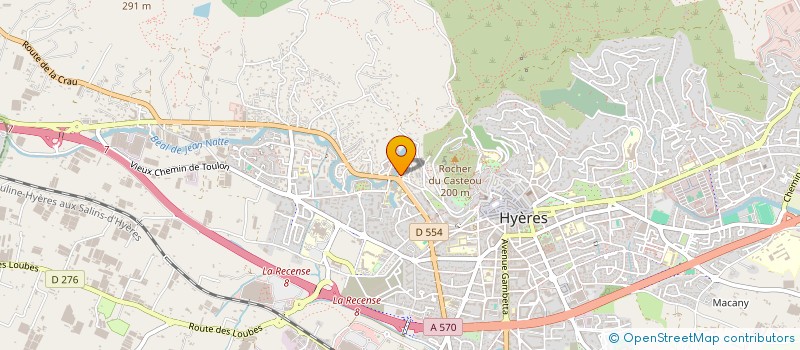 localisation de l'entreprise ACRO-TRAP à HYERES