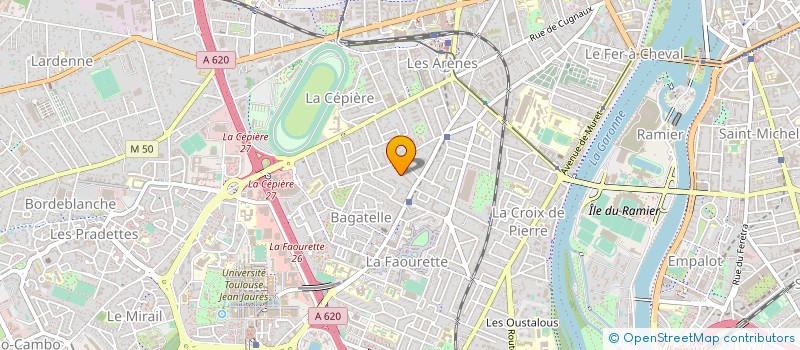 localisation de l'entreprise ACRO-YOGA TOULOUSE à TOULOUSE