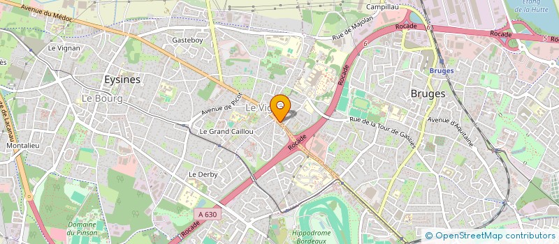 localisation de l'entreprise ACROBAT à EYSINES