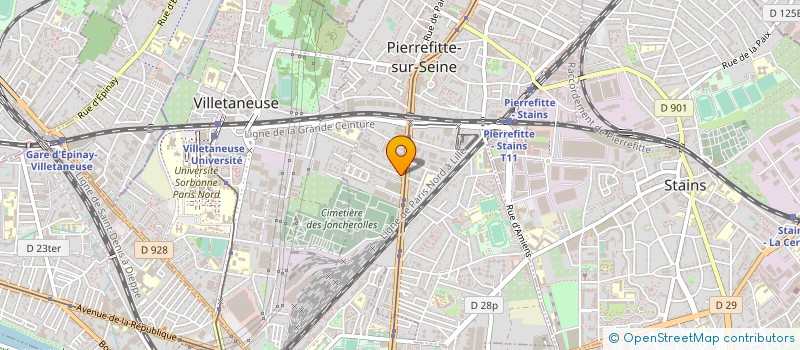 localisation de l'entreprise ACROBAT à PIERREFITTE SUR SEINE