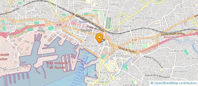 localisation de l'entreprise ACROBAT SOFT  TOULON