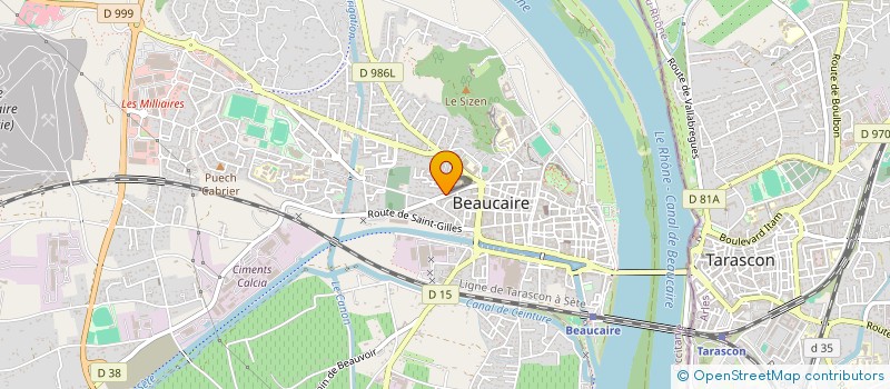 localisation de l'entreprise ACROBATE  BEAUCAIRE