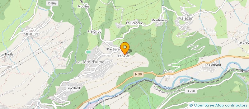 localisation de l'entreprise ACROBATI à LA PLAGNE TARENTAISE