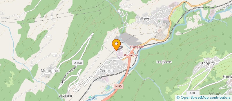 localisation de l'entreprise ACROBATI TRAVAUX D'ACCES DIFFICILE  AIME-LA-PLAGNE