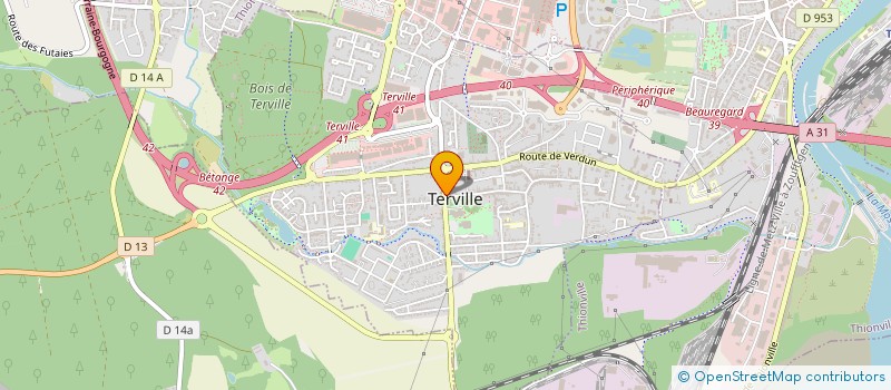 localisation de l'entreprise ACROCH COEUR SNC  TERVILLE