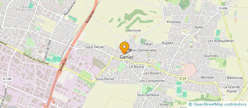 localisation de l'entreprise ACROCHA à GENAS