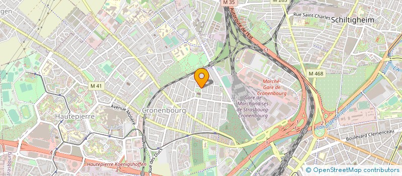 localisation de l'entreprise ACROCIATION à STRASBOURG